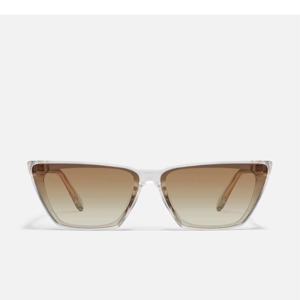Quay Australia Brown Cat-Eye Sunglasses